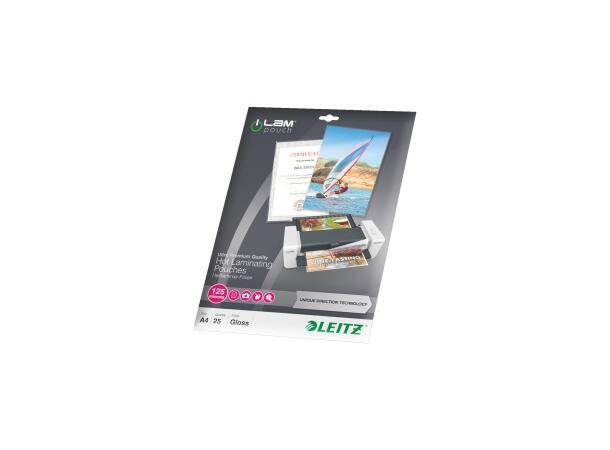 Lamineringslomme LEITZ A4 UDT 125my (25) 